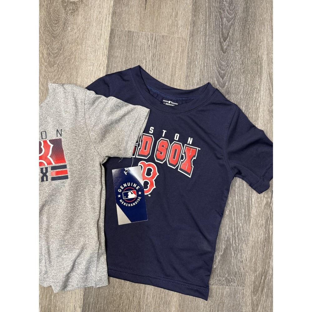 2t Boston Red Sox 2pack T-Shirt Dry Fit Moisture Wicking
